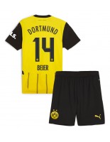 Borussia Dortmund Maximilian Beier #14 Domácí dres pro děti 2024-25 Krátký Rukáv (+ trenýrky)